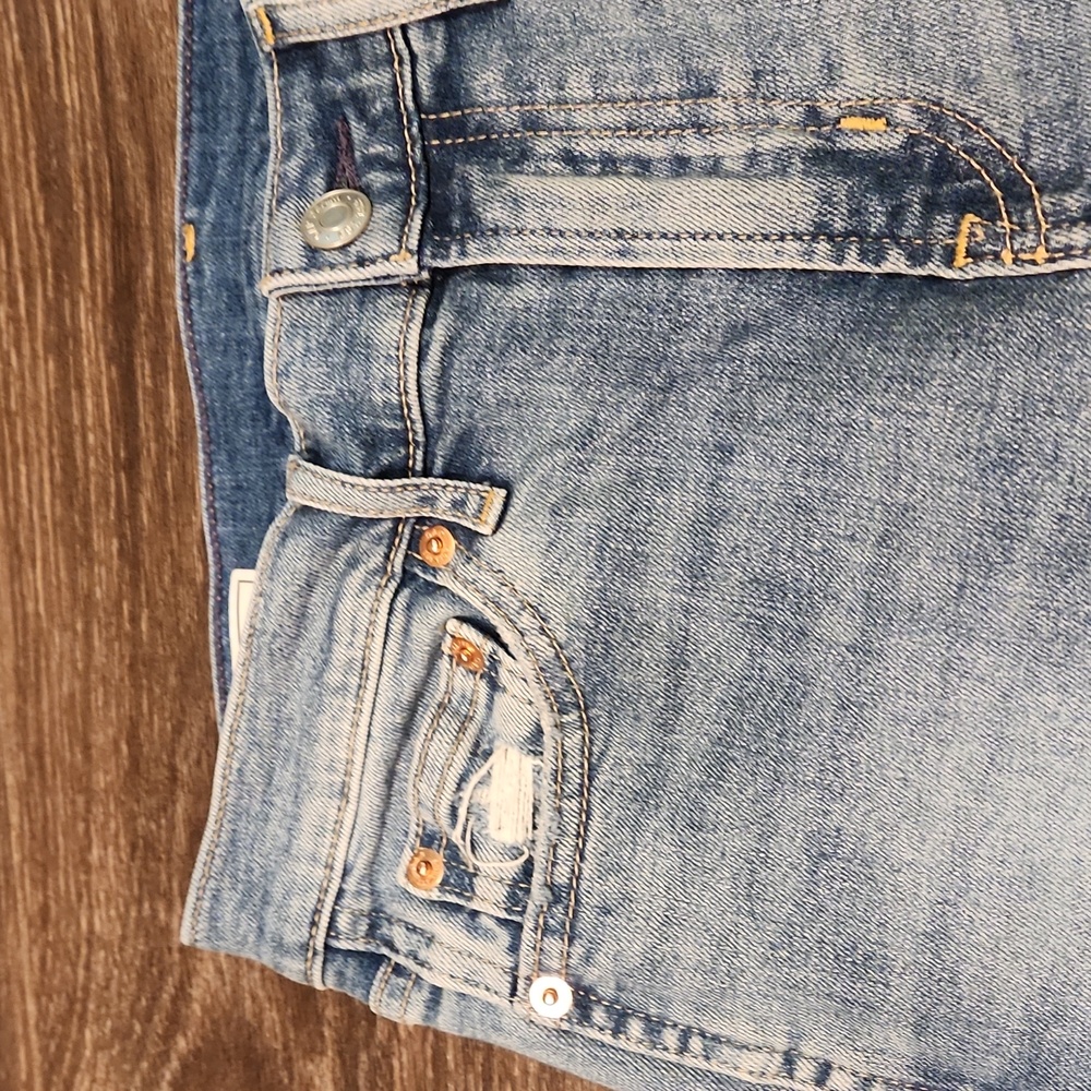 ❤️ GAP MID RISE VINTAGE SLIM JEANS, SPLIT HEM, 4 (27) - Picture 8 of 11